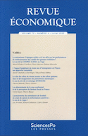 Revue économique 73-4, juillet 2022